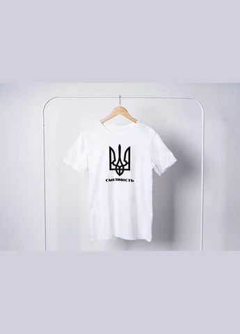 Футболка женская с принтом "Смелость" белая - - (386965272)