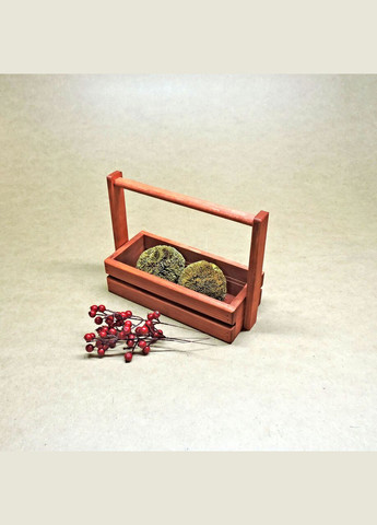 Подарочная корзинка из дерева Карнаби коралл (ПДК-000203) No Brand (328910560)