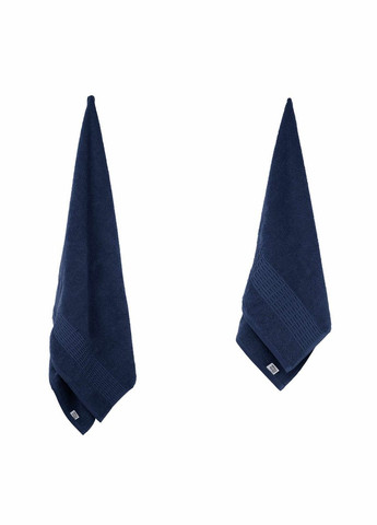 Набір махрових рушників Lotus ART2357DB 2 шт темно-синій Ardesto темно-синій