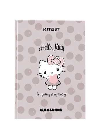 Дневник школьный твердая обложка Hello Kitty HK-262-1 Kite (292405580)
