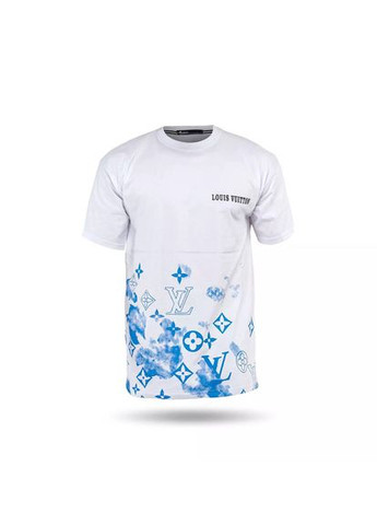 Біла футболка з коротким рукавом Louis Vuitton