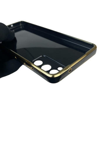 Чехол для Galaxy S20 FE SM-G780G с кольцом MagSafe с золотой окантовкой на самсунг с20 фе черный gs1 Samsung (366234009)