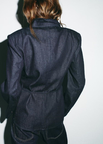 Индиго женский жакет Zara однотонный - демисезонный