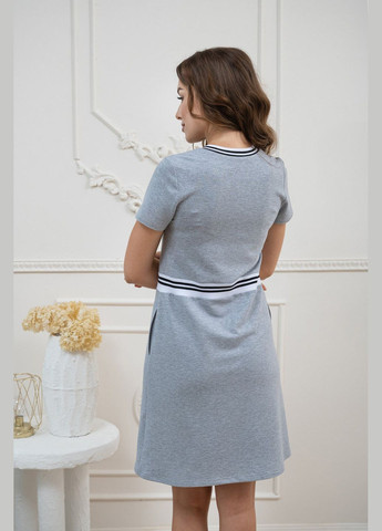 Бавовняний халат Wiktoria 1520 gray (334016552)