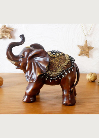 Фігурка слона із прикрасами 20 см (H26243D) Гранд Презент (282841246)