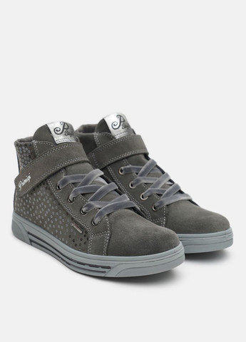 Черевики замшеві для дівчинки 8376711 сірі Primigi (302521333)