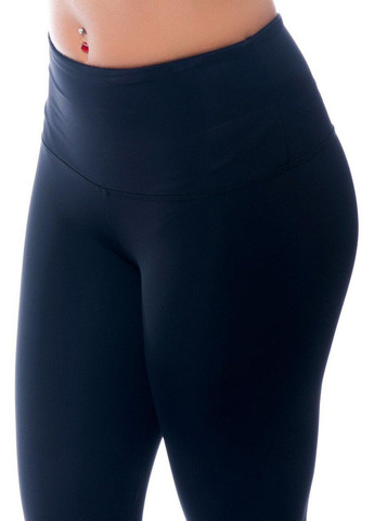 Жіночі спортивні лосини з біфлексу з широким поясом S чорні Opt-kolo (286785297)