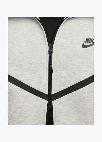 Толстовка чоловіча Tech Full-Zip Windrunner Hoodie Grey HV0949-063 Nike (326783991)