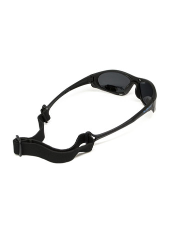 Очки поляризационные Hydro Polarized (dark gray) Anti-Fog, черные линзы в черной оправе BluWater (319704515)