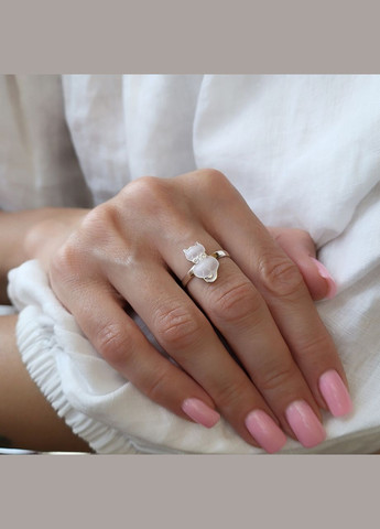 Срібна каблучка Котик з емаллю 17.5 розмір срібло 925 проби 1769 1.76г No Brand (306742622)