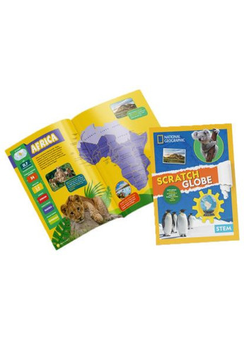 Пазл Cubic Fun Трехмерная головоломка-конструктор Stem Скретч глобус (DS1082h) CubicFun Тривимірна головоломка-конструктор Stem Скретч гло (366156971)