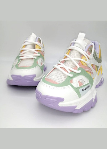 Жіночі світлі кросівки. Fashion білі демісезони (341090047)