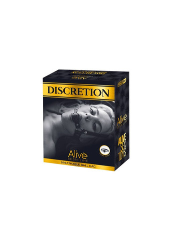 Кляп БДСМ з кулькою через яку можна дихати Discretion Red червоний Alive (356511944)