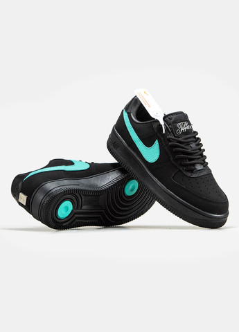 Чорні Осінні кросівки air force 1 low x tiffany & co mrv45218 37 Nike