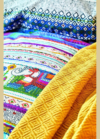 Набор постельное белье с покрывалом пике Perez hardal pike jacquard полуторный Karaca Home (288046155)