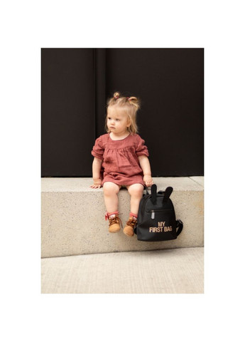 Детский рюкзак My first bag black/gold, арт. CWKIDBBL Childhome (369165326)