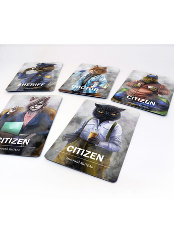 Настільна гра Котомафія / Котяча мафія WoodCat (371191863)