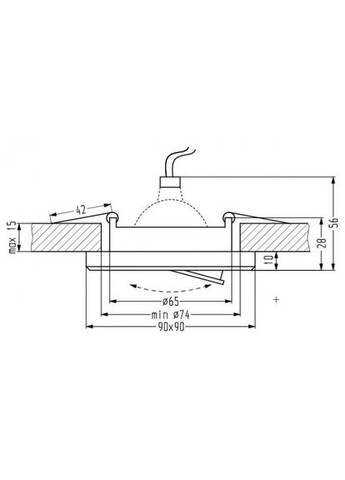 Точечный светильник SSU-13 (2263809) Candellux (361313474)