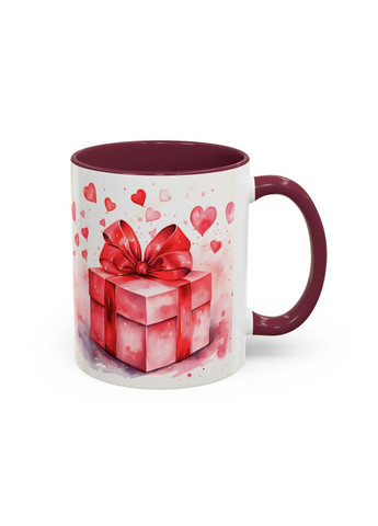 Керамічна чашка з дизайном "Подарунок" No Brand (368671492)