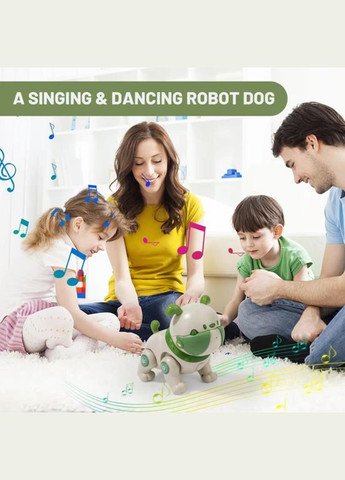 Інтерактивний пес Спайк на радіокеруванні (68068) українське озвучування, сенсорний, мелодії, світло WToys (318070613)