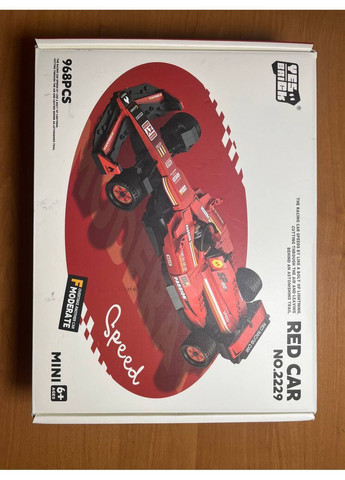 Конструктор Спорткар ZEST BRICK "RED CAR" (968 деталей) CaDa Спорткар ZEST BRICK "RED CAR" (365653770)