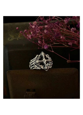 Мужское кольцо печать с древним крестом из костей винтажное кольцо размер 20 Fashion Jewelry (294611996)