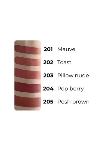 Помада для губ матовая Stay Matte L-08, 205 Posh brown Коричневая Parisa Cosmetics (360714563)