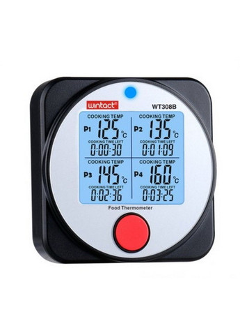 Термометр пищевой электронный 4-х канальный Bluetooth -40-300°C Wintact (279315612)
