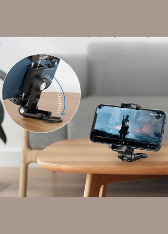 Держатель для телефона поворотный наклонный на штатив камеру PM-001 Telesin (331142485)