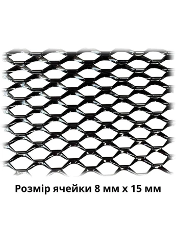 Сетка декоративно-защитная для радиатора "СОТА" 100*30см №107.03 Poputchik (360713278)