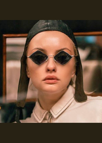 Трендові сонцезахисні окуляри ромби (4-133) No Brand (313286320)