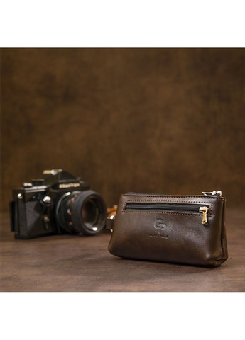 Шкіряна ключниця коричневий 11381 Grande Pelle (362418356)