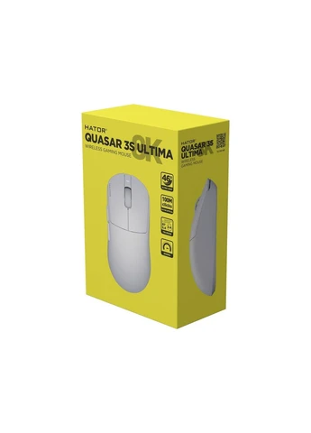 Миша бездротова Quasar 3S Ultima 8K Wireless Білий (HTM661) Hator (400430004)