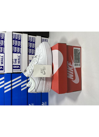 КРОСІВКИ ЖІНОЧІ NIKE AIR FORCE WHITE LUX НАЙК АІР ФОРС 1 ПРЕМІУМ No Brand білі демісезони (368887699)