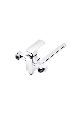 Смеситель для ванны квадратный длинный гусак KUB2-A123 WAL (336933121)