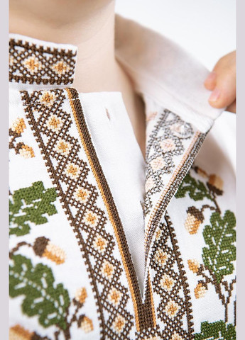 Вишиванка для хлопчика Дуб біла V&V 5360 (355802430)