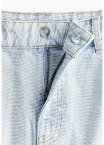 Жіноча джинсова спідниця міді Н&М (57022) XS Блакитна H&M (292632426)