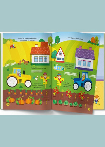 Книга с наклейками Activitybook Забавный транспорт (укр) (9786175473641) Кристал Бук (316084321)