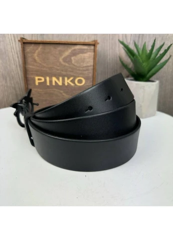 Шкіряний жіночий ремінь широкий стиль Пінко з пташками, пояс Pinko натуральна шкіра No Brand (393699928)