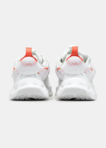 Білі всесезон кросівки чоловічі і жіночі adidas vento xlg white orange | адідас венто білі оранжеві No Brand