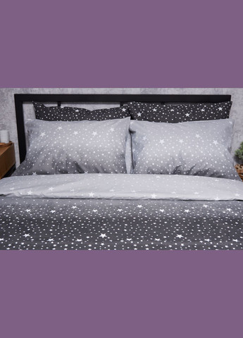 Комплект постельного белья Микросатин Premium «» евро 200х220 наволочки 2х50х70 (MS-820005121) Moon&Star starry night (293147991)