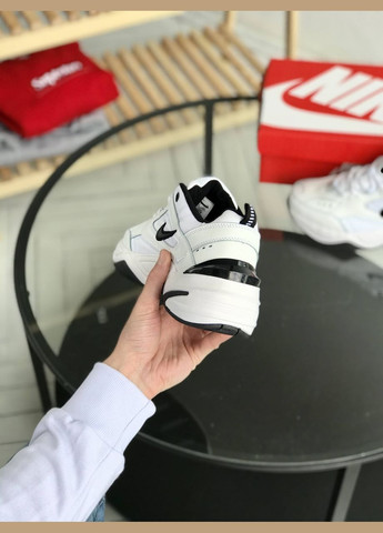 Кроссовки женские и мужские Nike M2K Tekno black white | Найк М2К Текно черные белые No Brand чёрно-белые демисезоны (307288671)