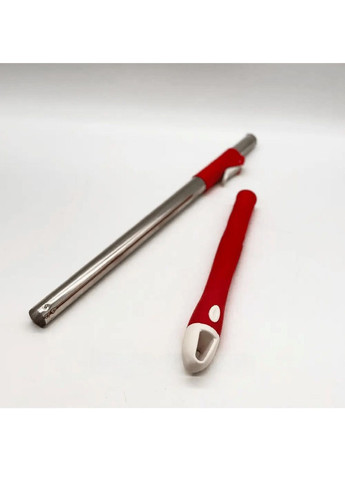 Комплект набор швабра лентяйка с ведром насадками автоматическим отжимом ручкой для переноски 10 л (478548-Prob) Красный Unbranded (306770123)