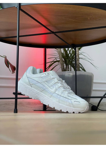 Білі Осінні кросівки чоловічі і жіночі nike p-6000 white | найк р-6000 білі No Brand