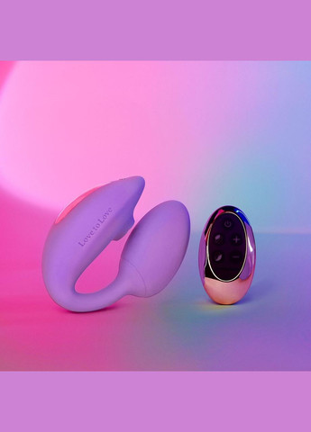 Виброяйцо с вакуумной клиторальной стимуляцией Love To Love Wonderlover VIVA MAUVE No Brand (303898336)