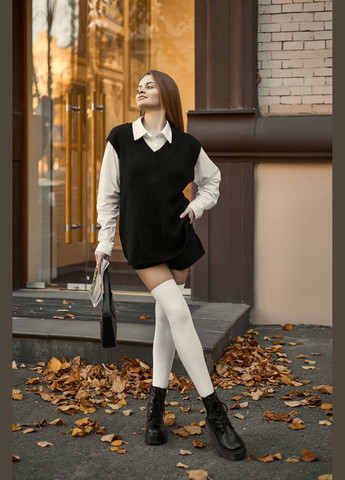 Білі в'язані панчохи SOX (311512183)