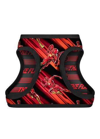 Шлея для собак м'який Clothes c QR паспортом, малюнок "Швидкість Флеша", XS2, В 28-31 см, С 20-22 см WAUDOG (349225844)