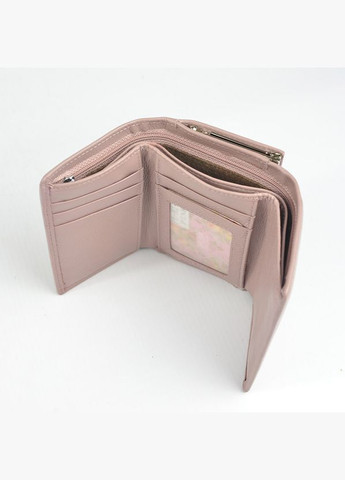 Женский раскладной кошелек из натуральной кожи, Маленький кожаный розовый пудровый кошелек на магнитах Balisa (266266470)