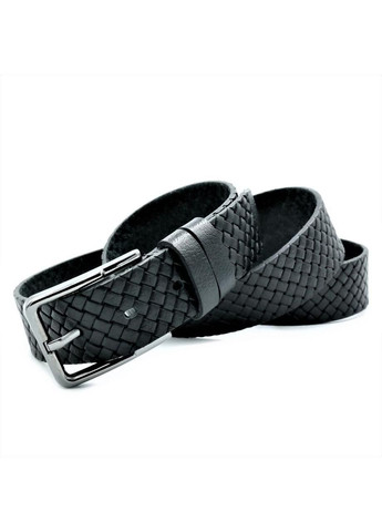 Ремінь чоловічий чорний натуральна шкіра ProDobro (364671887)