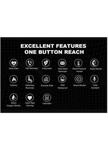 Смарт-часы C20 Pro Caliban (365807469)